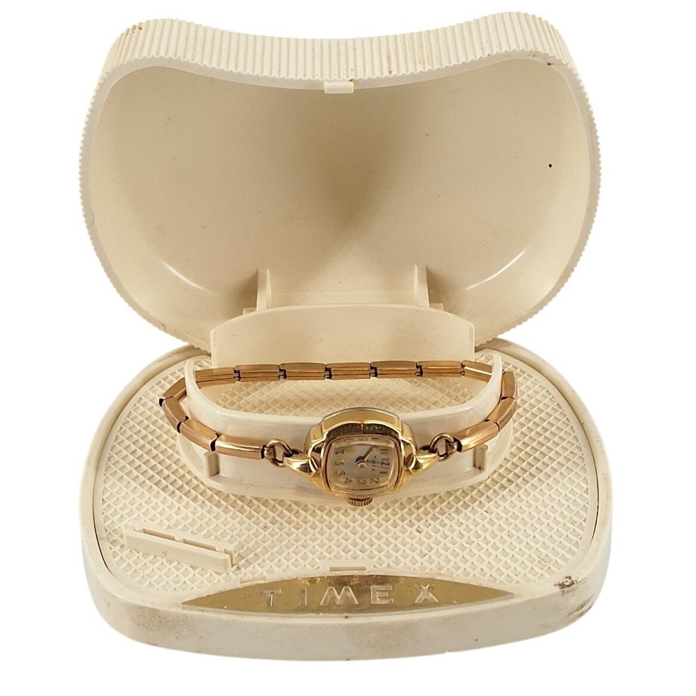 Vintage Timex Women 1/20 10K Gold Fill Wind Watch with Original Box & Papers USA